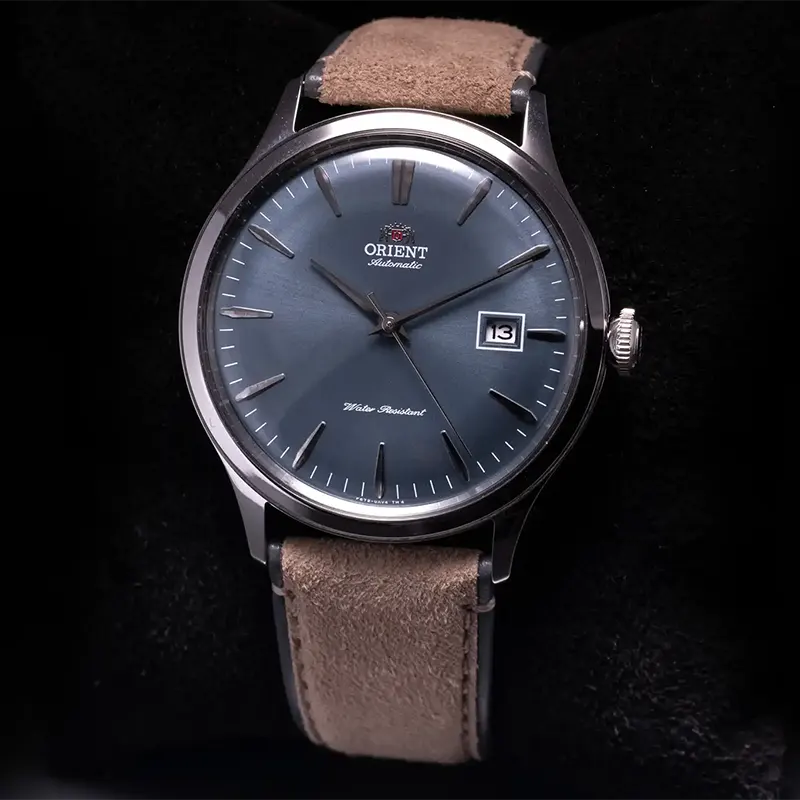 Orient Bambino Version 4 Leather Men's Watch- RA-AC0P03L